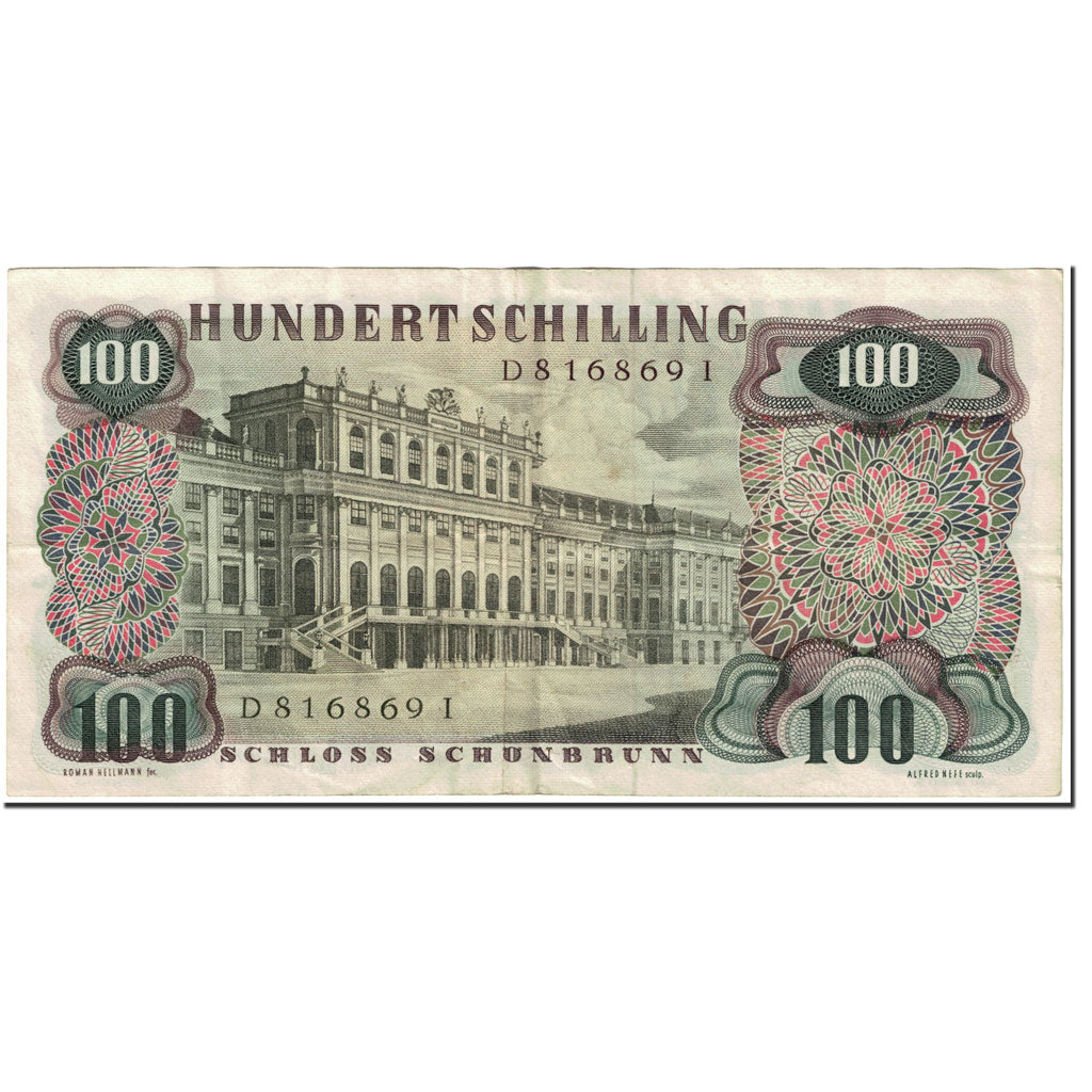 Banknote, Austria, 100 Schilling, 1960, 1960-07-01, KM:138a, VF(30-35)