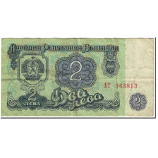 Biljet, Bulgarije, 2 Leva, 1962, Undated (1962), KM:89a, B