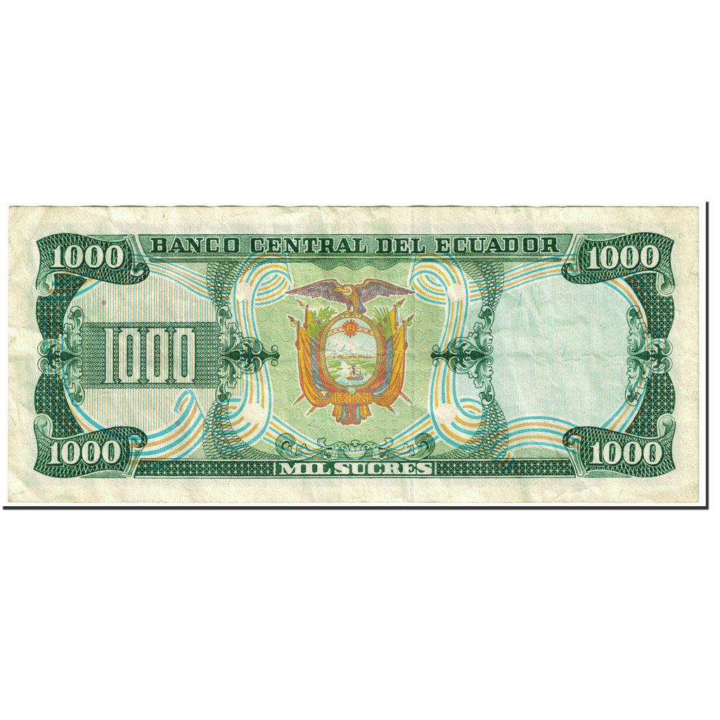 Banknote, Ecuador, 1000 Sucres, 1986, 1986-09-29, KM:125a, EF(40-45)