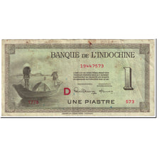 Biljet, FRANS INDO-CHINA, 1 Piastre, 1951, Undated (1951), KM:76b, TB
