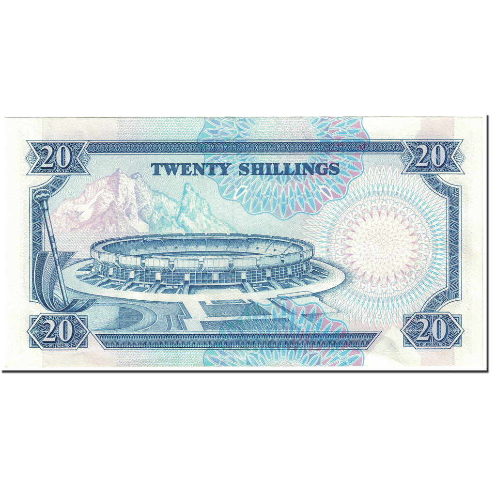 Banknote, Kenya, 20 Shillings, 1988, 1988-12-12, KM:25a, UNC(65-70)