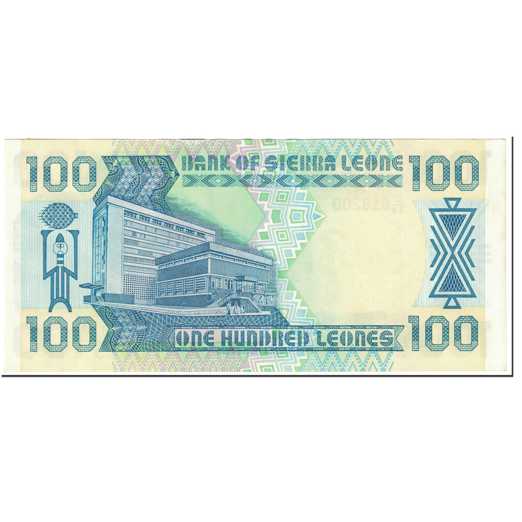 Banknote, Sierra Leone, 100 Leones, 1989, 1989-04-27, KM:18b, AU(55-58)