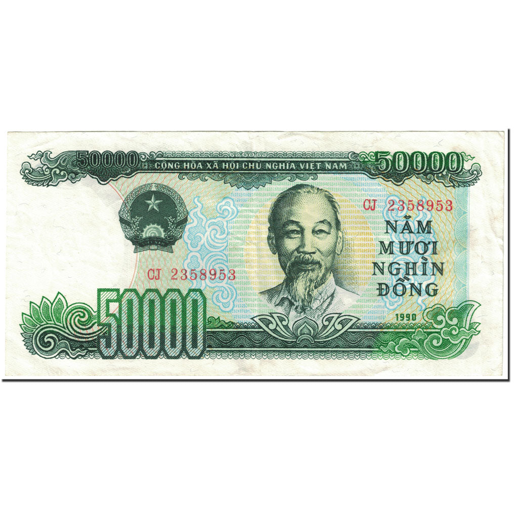 Banknote, Vietnam, 50,000 D<ox>ng, 1990, UNdated (1990), KM:111a, EF(40-45)