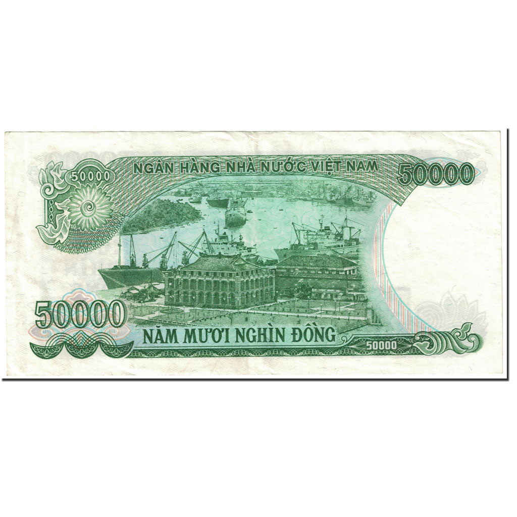 Banknote, Vietnam, 50,000 D<ox>ng, 1990, UNdated (1990), KM:111a, EF(40-45)