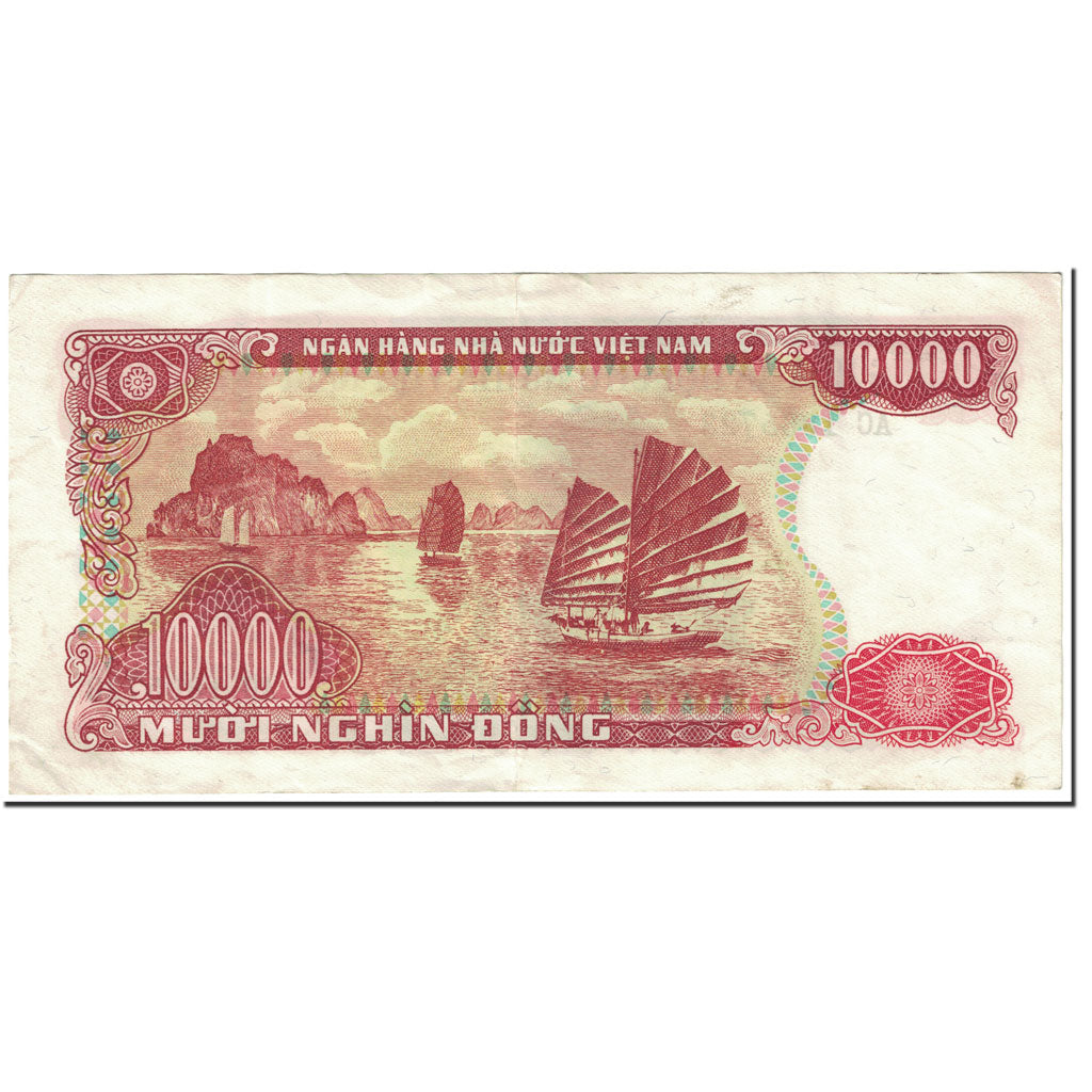 Banknote, Vietnam, 10,000 D<ox>ng, 1990, UNdated (1990), KM:109a, EF(40-45)