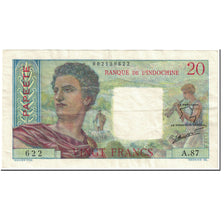 Banconote, Tahiti, 20 Francs, 1951, Undated (1951-63), KM:21a, BB