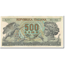 Nota, Itália, 500 Lire, 1967, 1967-10-20, KM:93a, EF(40-45)