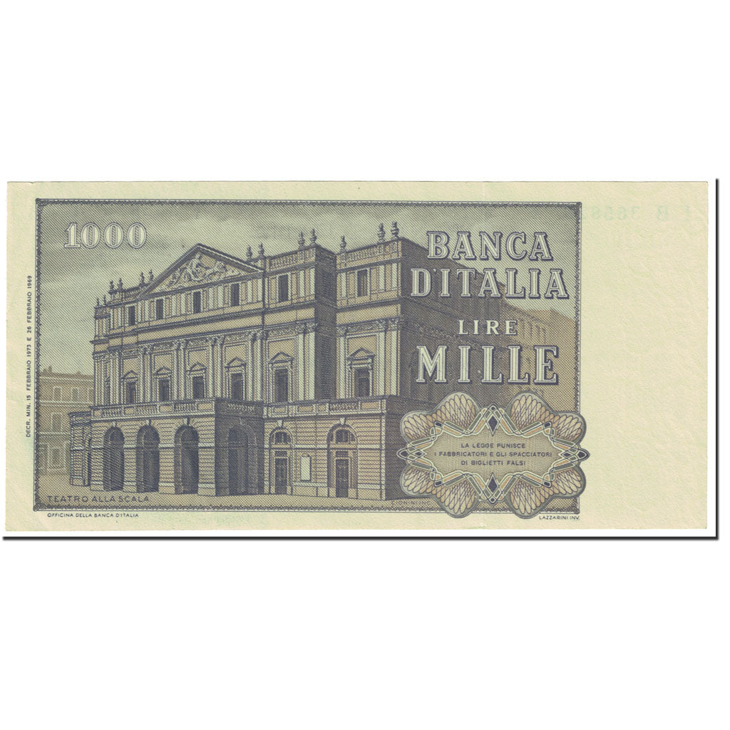 Banknote, Italy, 1000 Lire, 1973, 1973-02-15, KM:101c, UNC(63)
