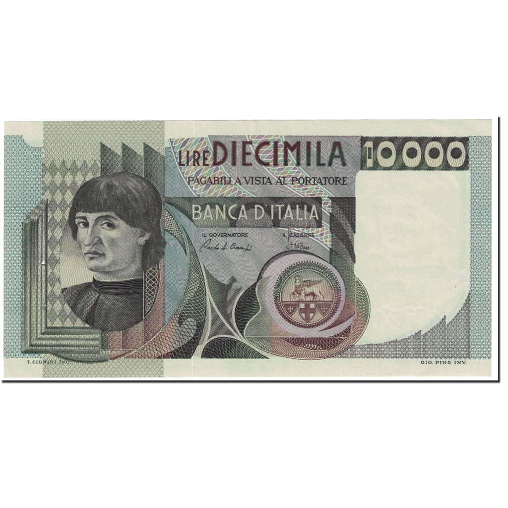 Banknote, Italy, 10,000 Lire, 1982, 1982-11-03, KM:106b, EF(40-45)