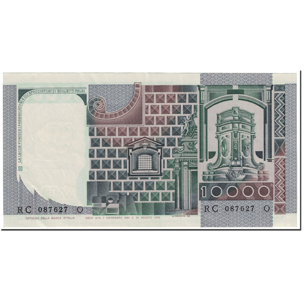 Banknote, Italy, 10,000 Lire, 1982, 1982-11-03, KM:106b, EF(40-45)