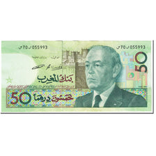 Banconote, Marocco, 50 Dirhams, 1991, 1991 (Old Date 1987/AH407), KM:64c, FDS
