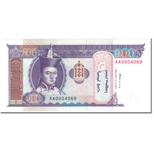 Banknote, Mongolia, 100 Tugrik, 1993, Undated (1993), KM:57, UNC(65-70)