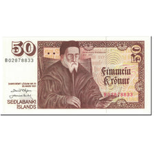 Banknot, Islandia, 50 Kronur, 1981, Old Date : 29.03.1961 (1981)., KM:49a