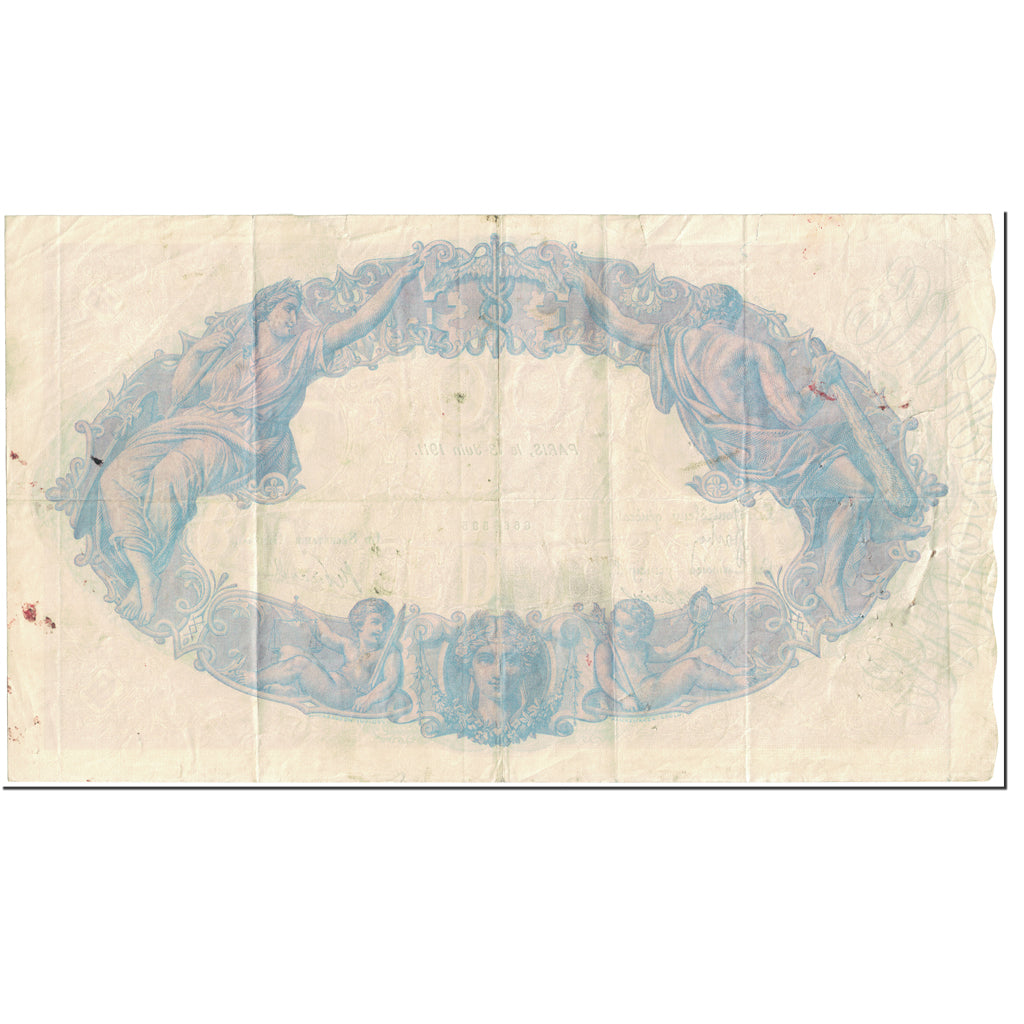 Francia, 500 Francs, Bleu et Rose, 1911, 1911-06-13, BC, Fayette:30.19, KM:66g