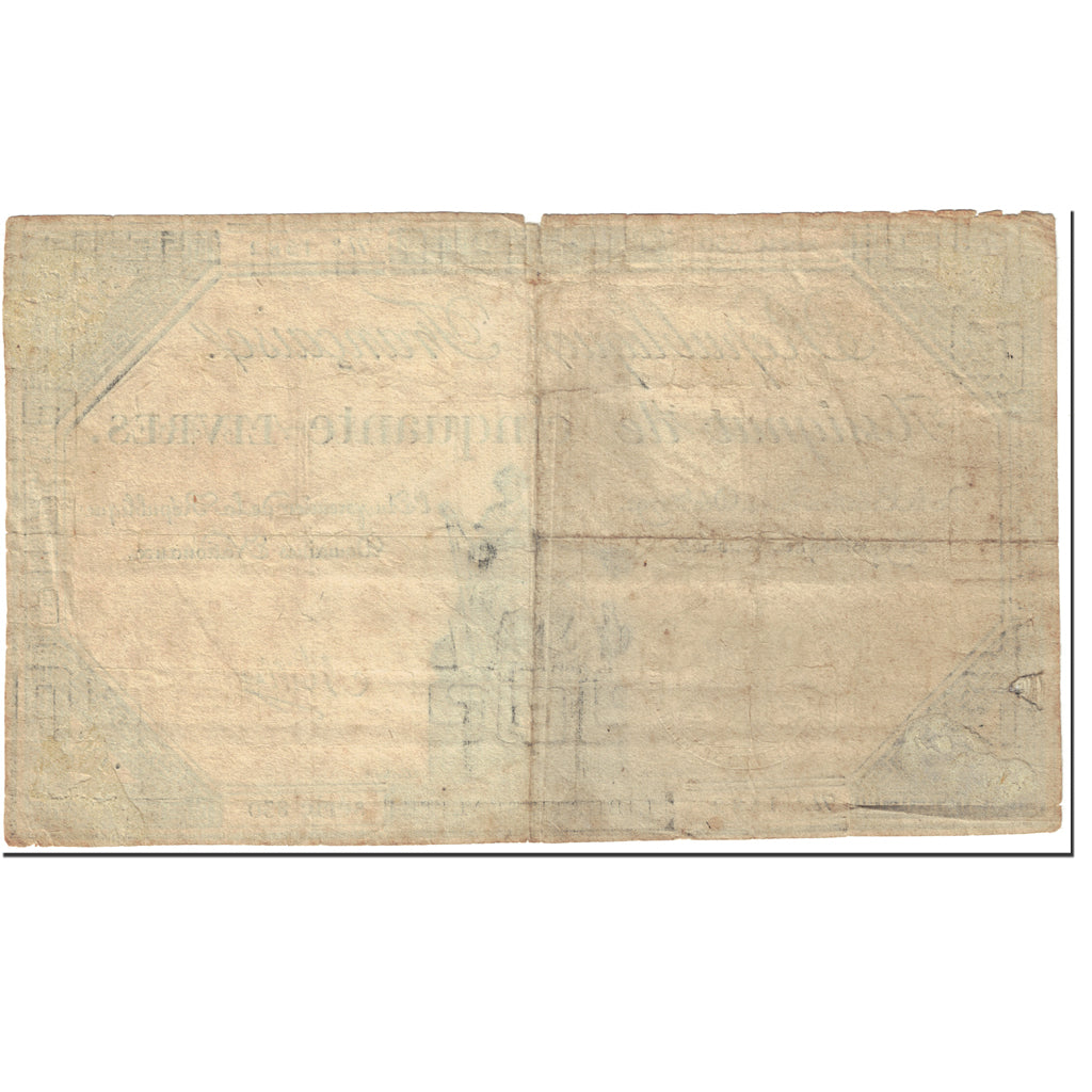 France, 50 Livres, 1792, MILLE, 1792-12-14, VF(20-25), KM:A72, Lafaurie:164