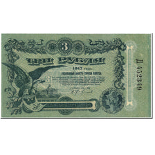 Banknote, Russia, 3 Rubles, 1917, Undated (1917), KM:S334, UNC(63)