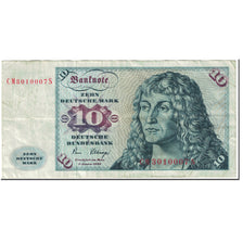 Billet, République fédérale allemande, 10 Deutsche Mark, 1980, 1980-01-02
