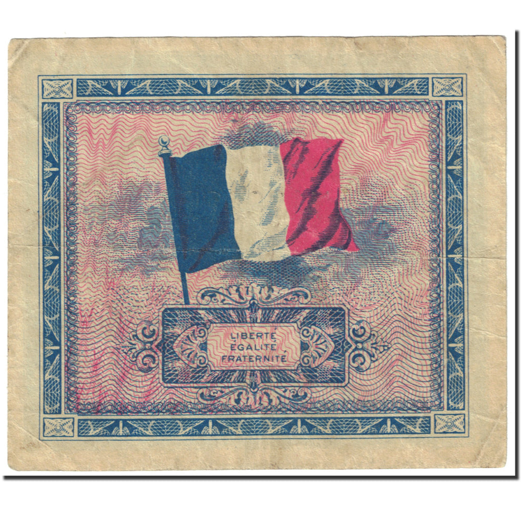 França, 10 Francs, Flag/France, 1944, SERIE DE 1944, VF(20-25)