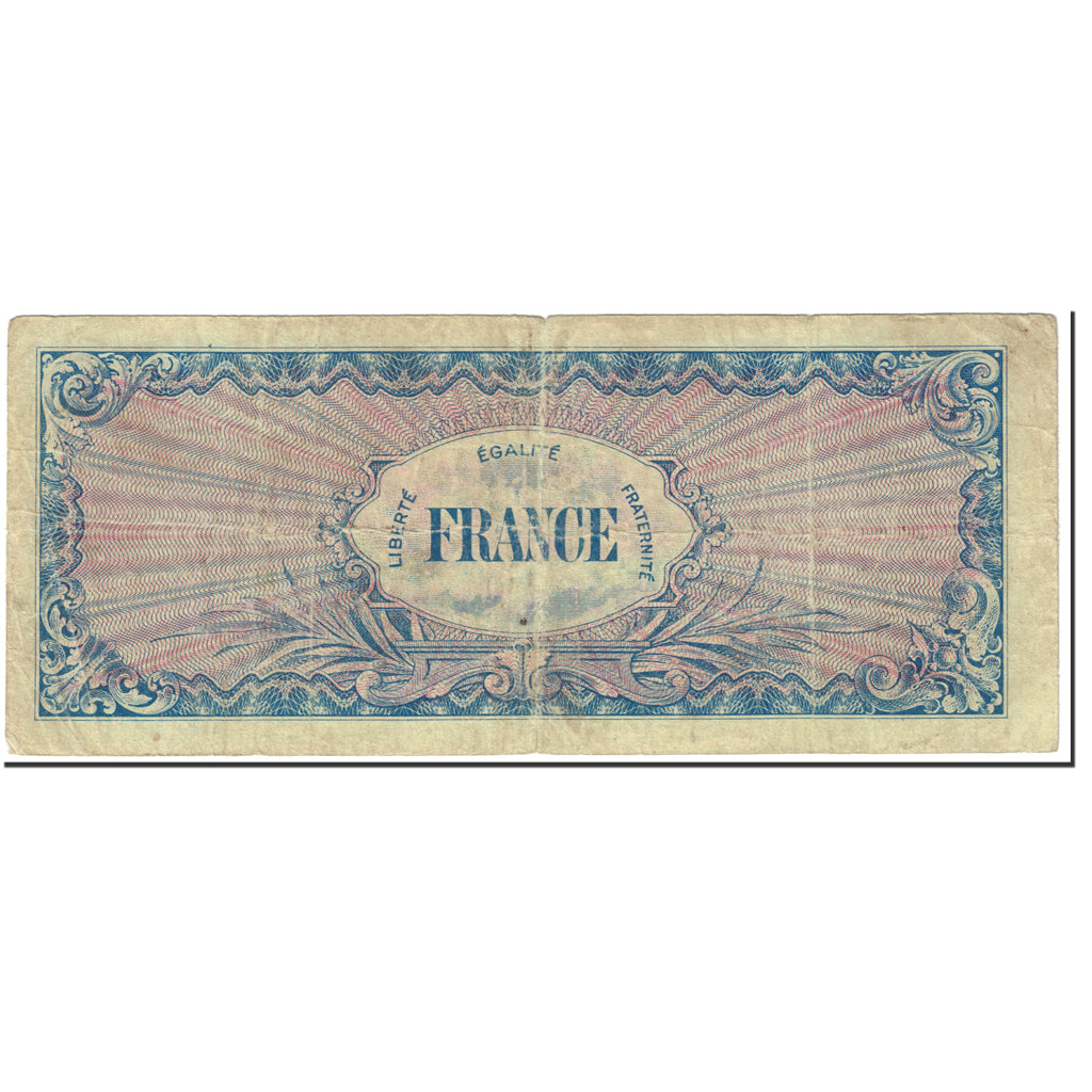 France, 50 Francs, 1945 Verso France, 1945, Undated (1945), VG(8-10), Fayette:VF