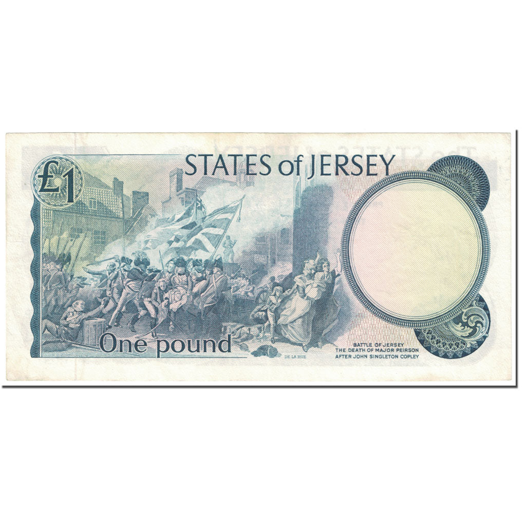 Banknote, Jersey, 1 Pound, 1976-1988, Undated (1976-88), KM:11a, EF(40-45)