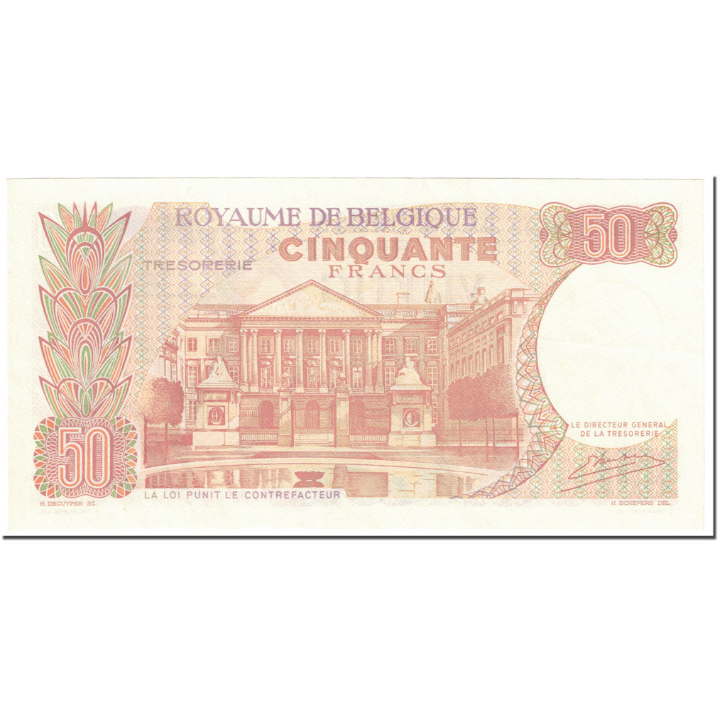 Banknote, Belgium, 50 Francs, 1966, 1966-05-16, KM:139, UNC(65-70)