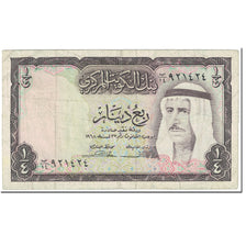 Banknote, Kuwait, 1/4 Dinar, 1968, undated (1968), KM:6a, VF(20-25)