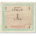Banknote, Italy, 1 Lira, 1943, SERIE DE 1943, KM:M10a, VF(20-25)
