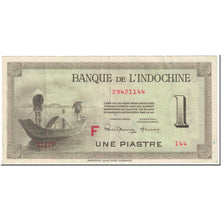 Banknote, FRENCH INDO-CHINA, 1 Piastre, 1951, Undated (1951), KM:76c, EF(40-45)