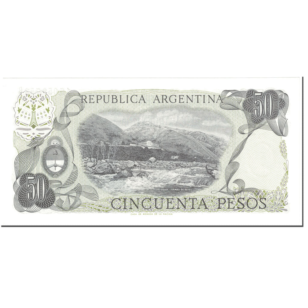 Banconote, Argentina, 50 Pesos, 1976-1978, Undated (1976-78), KM:301a, FDS