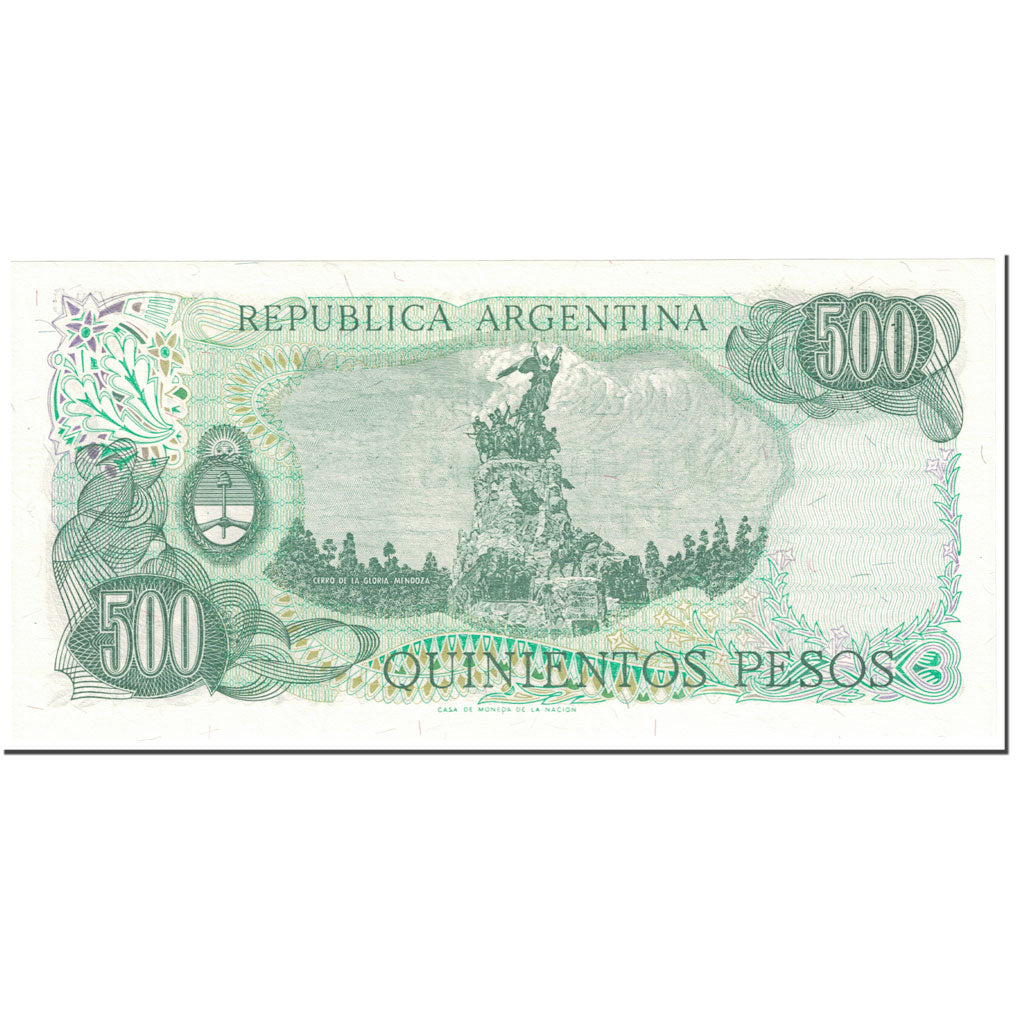 Banconote, Argentina, 500 Pesos, 1977-1982, Undated (1977-82), KM:303c, FDS