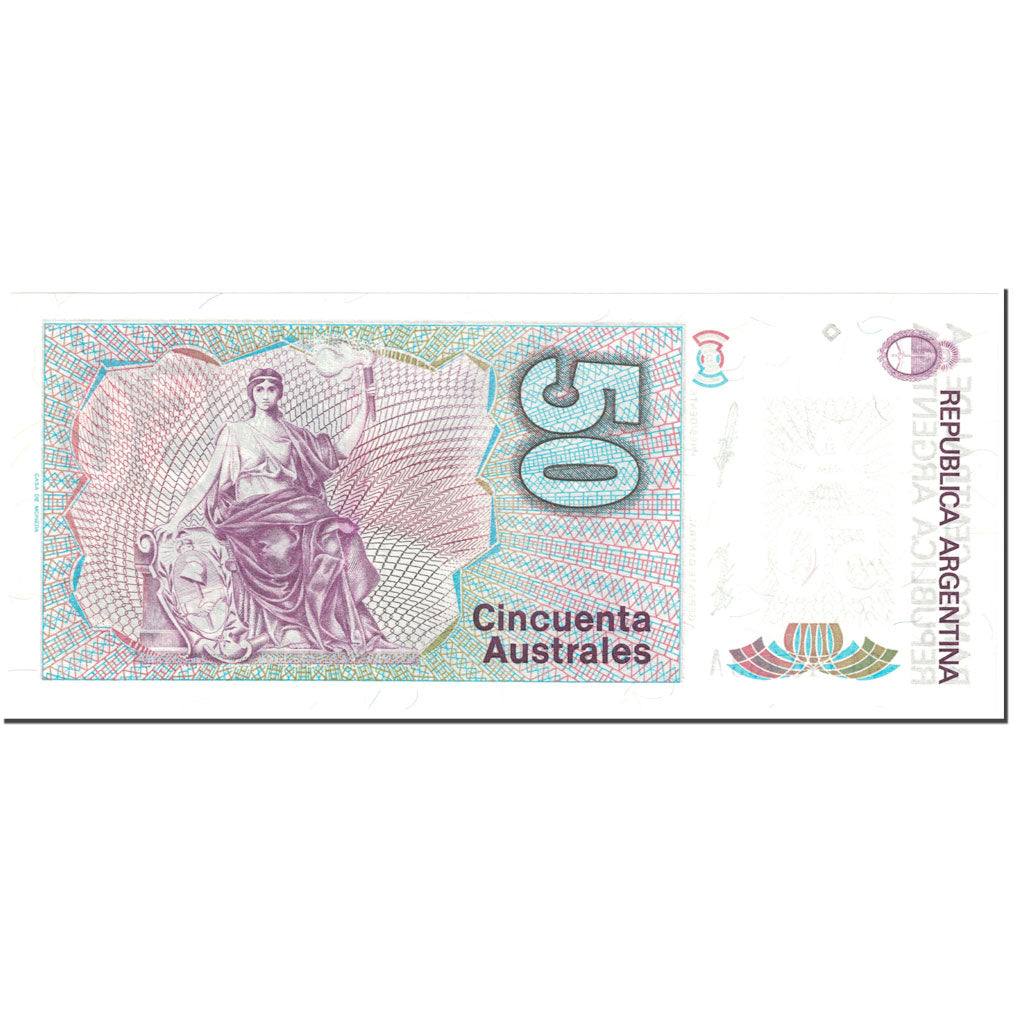 Billet, Argentine, 50 Australes, 1986-1989, Undated (1986-89), KM:326b, NEUF