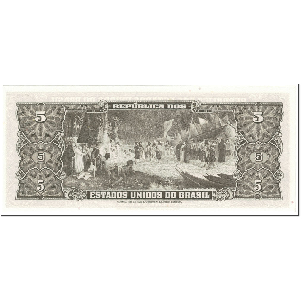 Billet, Brésil, 5 Cruzeiros, 1964, Undated (1964), KM:176c, NEUF