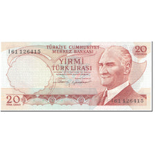 Billete, 20 Lira, 1983-1987, Turquía, Undated 1983-87 (Old Date 14-10-1970)