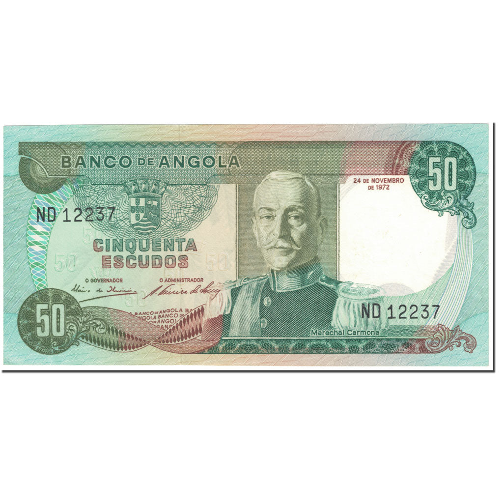 Biljet, Angola, 50 Escudos, 1972, 1972-11-24, KM:100, NIEUW