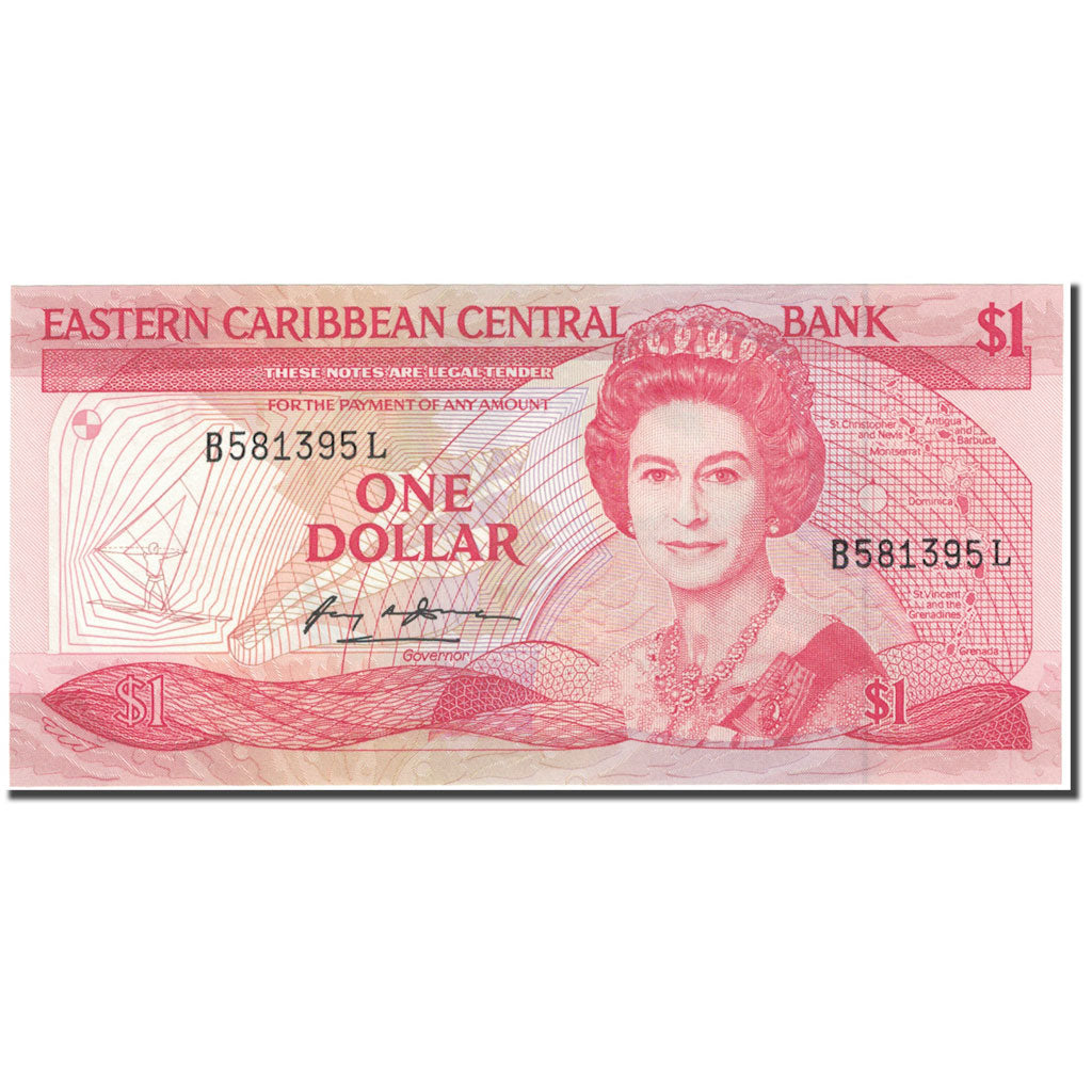 Banknote, East Caribbean States, 1 Dollar, 1985-1988, Undated (1985-88), KM:17l