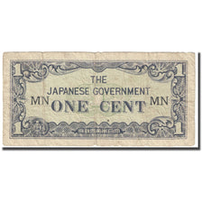 Banknote, MALAYA, 1 Cent, 1942, Undated (1942), KM:M1a, VF(20-25)