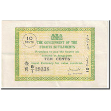 Banknote, Straits Settlements, 10 Cents, 1917, 1917-10-01, KM:6a, EF(40-45)