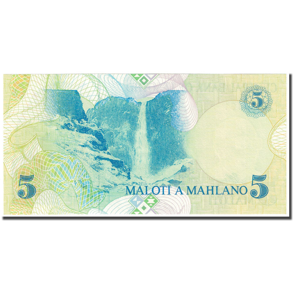 Banknote, Lesotho, 5 Maloti, 1989, Undated (1989), KM:10a, UNC(65-70)