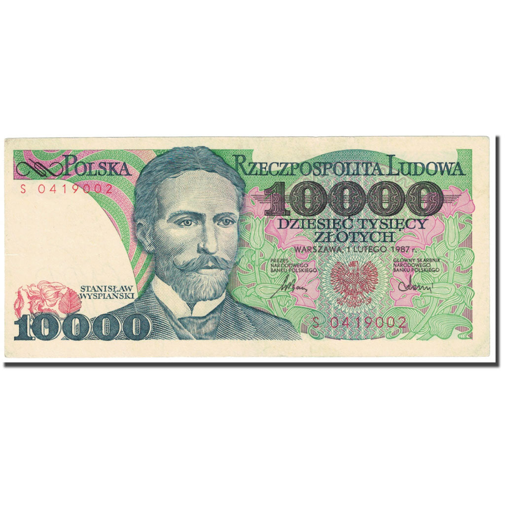 Banknote, Poland, 10,000 Zlotych, 1987, 1987-02-01, KM:151a, EF(40-45)