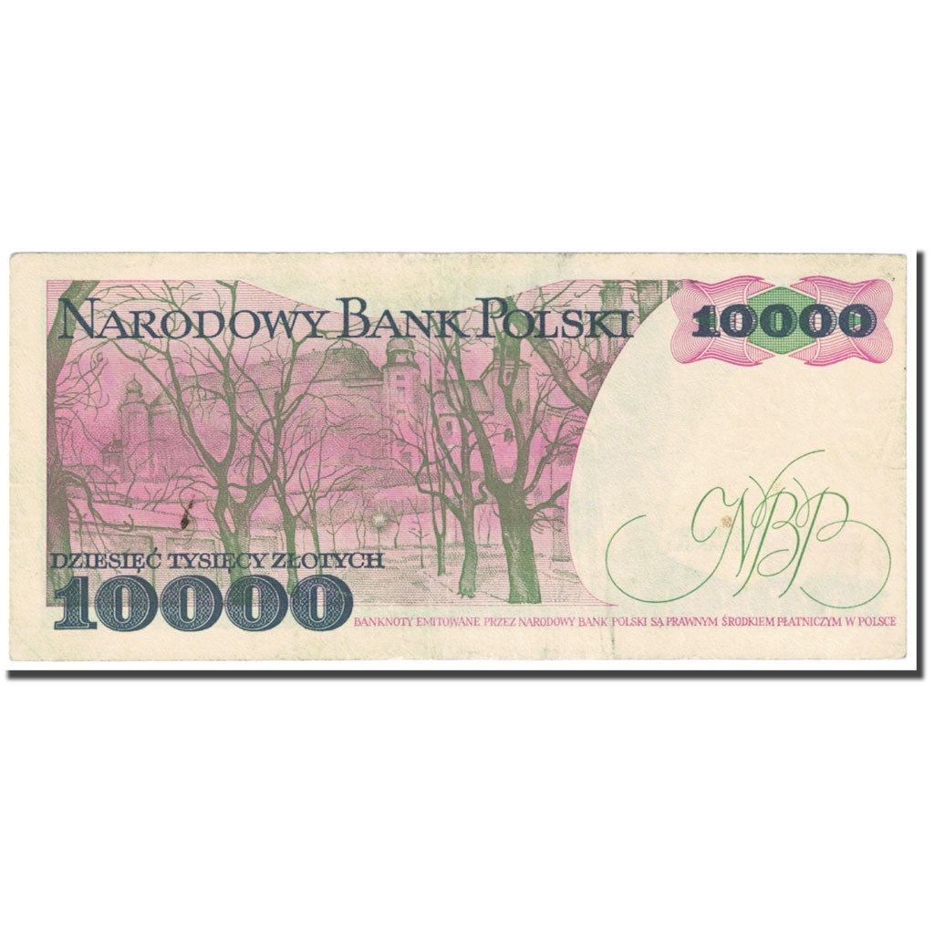 Banknote, Poland, 10,000 Zlotych, 1987, 1987-02-01, KM:151a, EF(40-45)