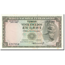 Banknote, Timor, 20 Escudos, 1967, 1967-10-24, KM:26a, UNC(60-62)