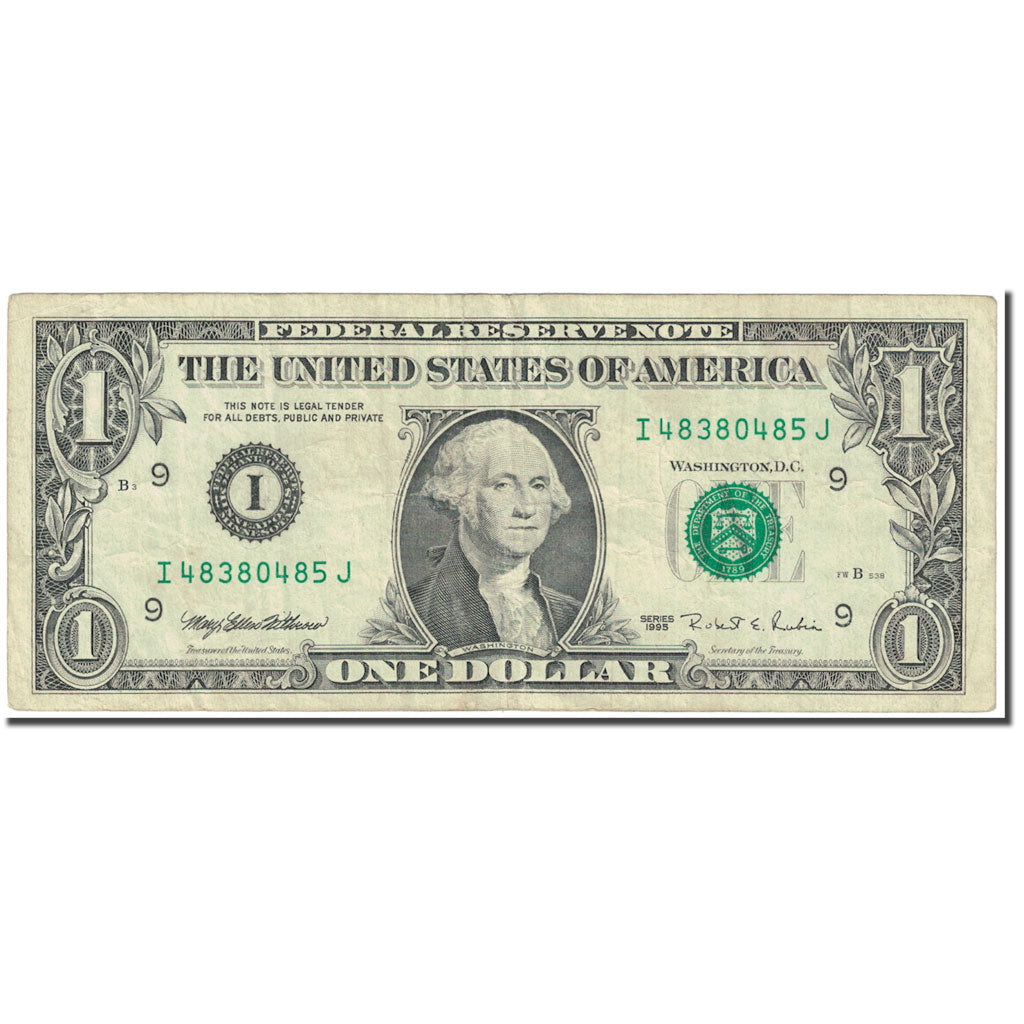 Banknote, United States, One Dollar, 1995, Undated (1995), KM:4249, VF(20-25)