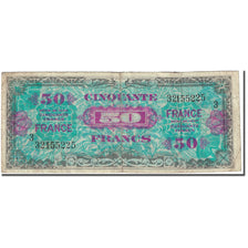 Frankreich, 50 Francs, 1945 Verso France, 1945, SERIE DE 1944, S, KM:122c