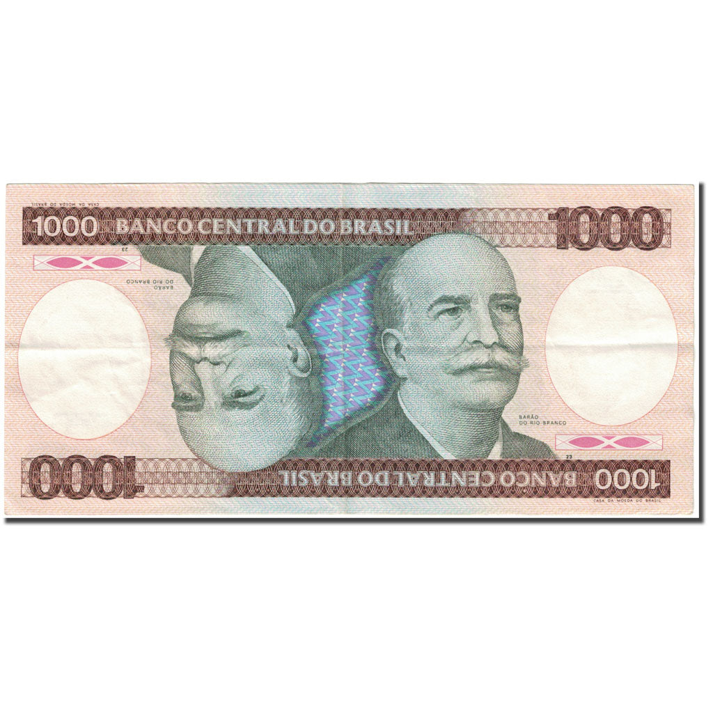 Banconote, Brasile, 1000 Cruzeiros, 1981, Undated (1981), KM:201a, BB