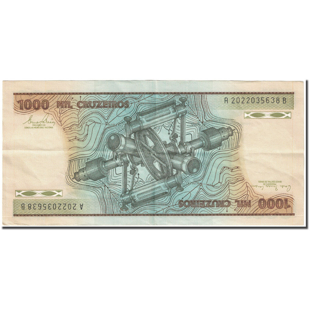 Banconote, Brasile, 1000 Cruzeiros, 1981, Undated (1981), KM:201a, BB