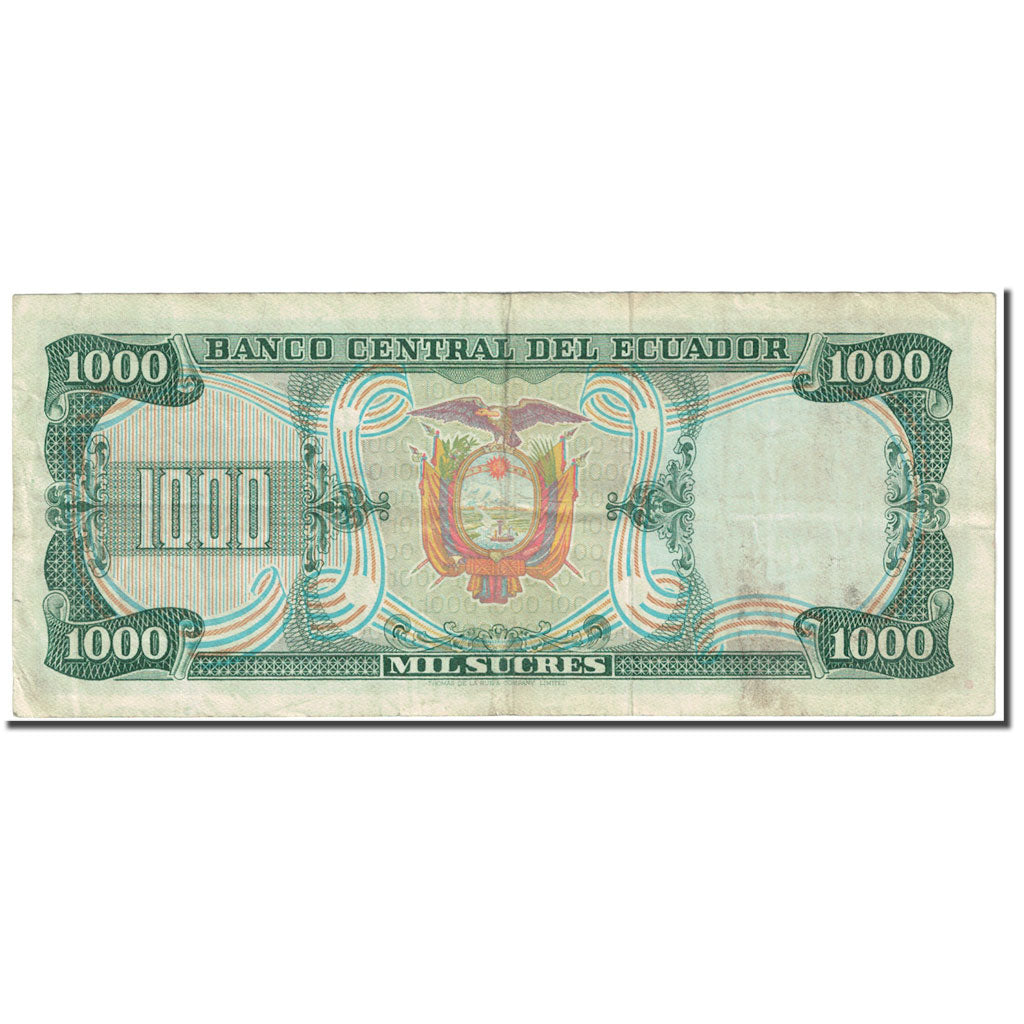 Banknote, Ecuador, 1000 Sucres, 1982, 1982-07-20, KM:120b, EF(40-45)