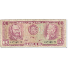 Banknot, Peru, 1000 Soles De Oro, 1975, 1975-10-02, KM:111, VG(8-10)