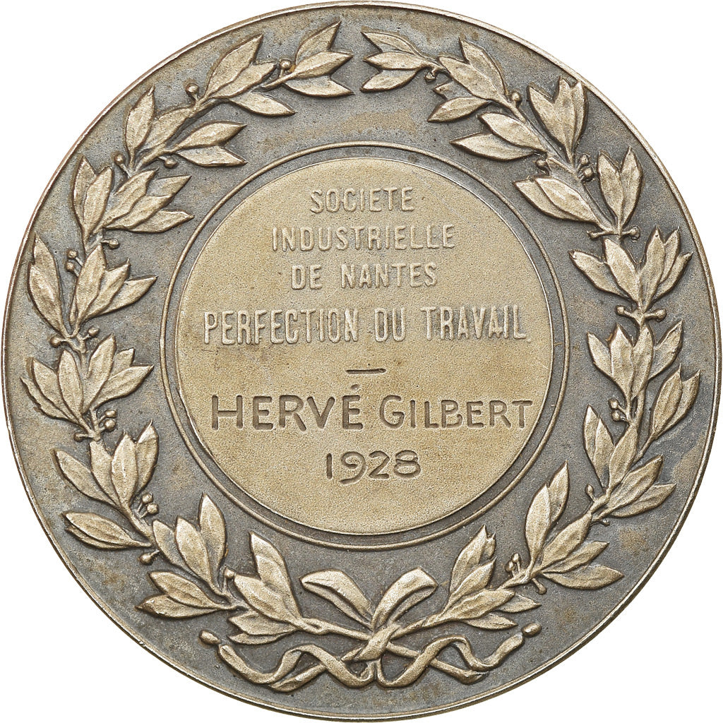 France, Medal, Société Industrielle de Nantes, Perfection du Travail, Business