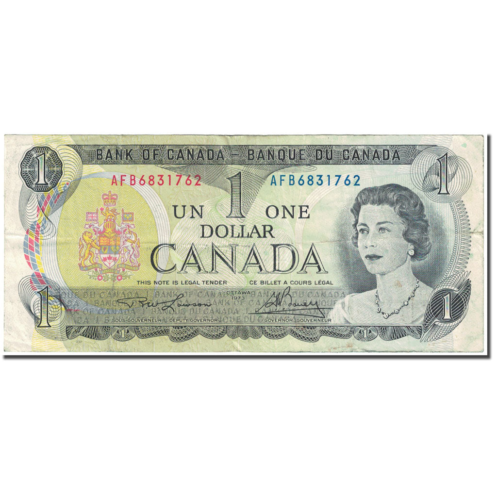 Geldschein, Kanada, 1 Dollar, 1973, Undated (1973), KM:85b, S