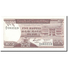 Banknote, Mauritius, 5 Rupees, 1985, Undated (1985), KM:34, UNC(65-70)